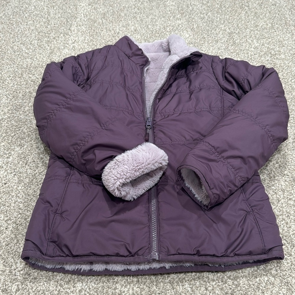 Athleta Girl Reversible Warm+Fuzzy Jacket. Size L(12)